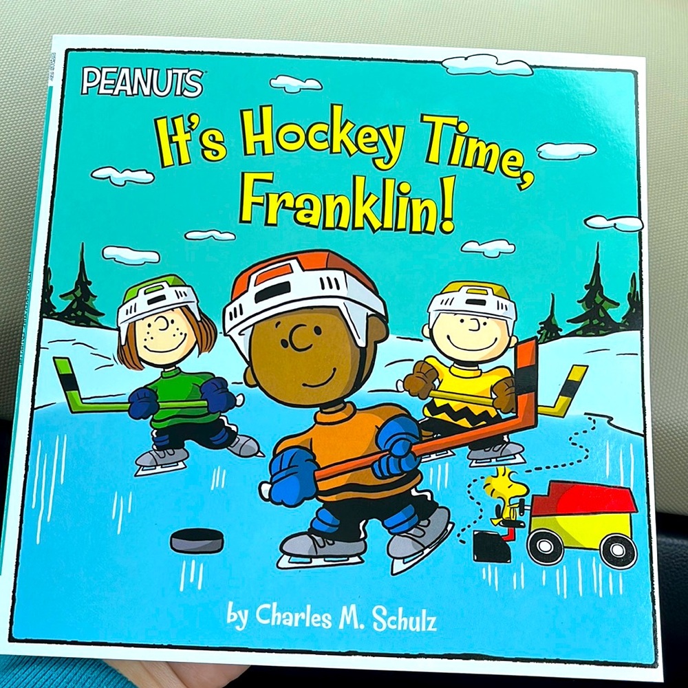Franklin book .. hockey peanuts snoopy collectors New